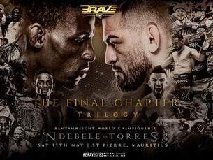 BRAVE CF Bantamweight Champion Ndebele takes on arch-rival Torres in a trilogy in Mauritius for BRAVE CF 82 on May 11