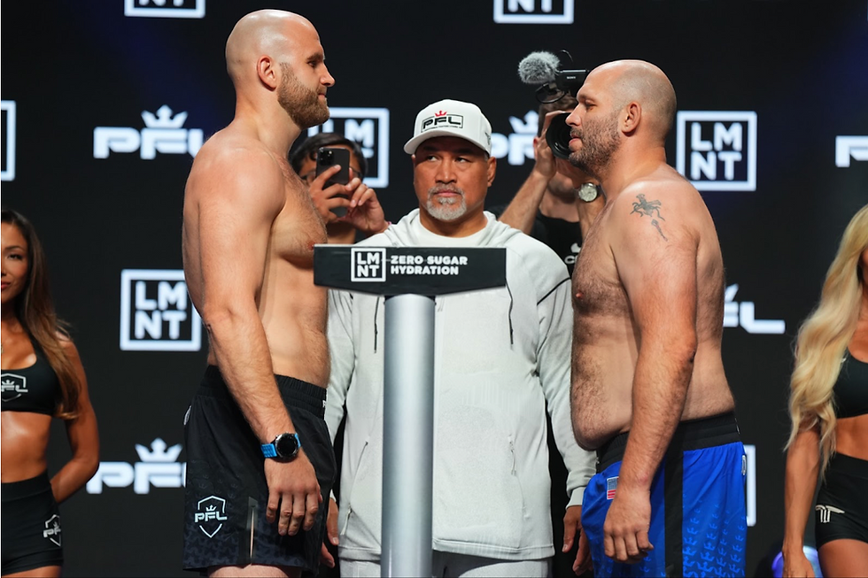 PFL Playoffs in Nashville Weigh Ins