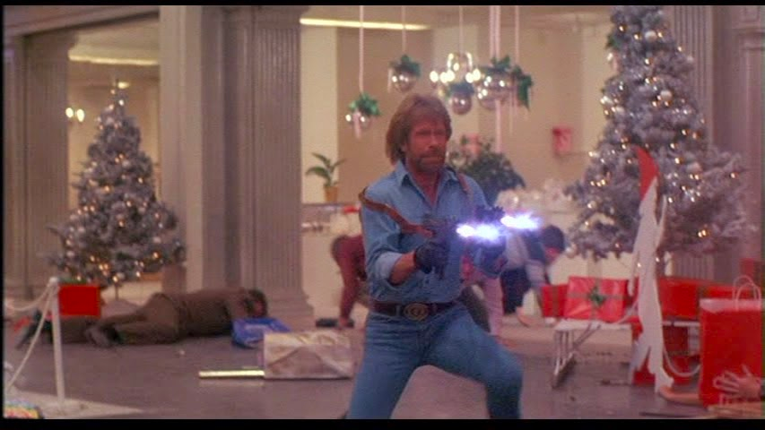 Chuck Norris in Invasion USA Mall Scene