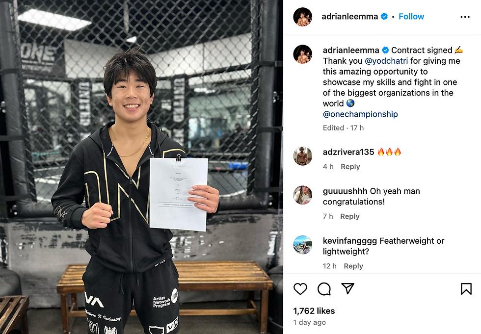Adrian Lee Instagram