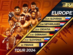 BRAVE CF Unveils 2024 Europe Tour: First-Time Events in Netherlands and Croatia, Plus Stops in Germany and France