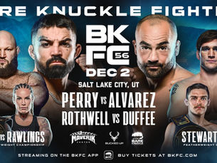 BKFC 56 Showdown: Perry vs. Alvarez Headlines a Star-Studded Night at The Maverik Center