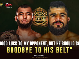 Raul Tutarauli bites back at champion Kubanychbek ahead of BRAVE CF 87: 'Say goodbye to your belt'