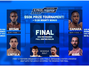 Cage Warriors Welterweight PrizeFighter Brackets Complete! 