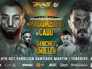 BRAVE CF 89: Magomedov Defends Super Welterweight Title Against Cado in Spain on October 19