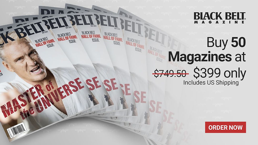 Black Belt Magazine 50 copies Offer