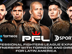 Professional Fighters League expands partnership with Torneos & DirecTV for Latin America