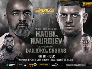 BRAVE CF 79: A Night of Intense MMA Battles in Bahrain: Highlighting Hadbi vs. Naurdiev