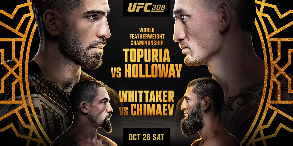 UFC 308 Poster