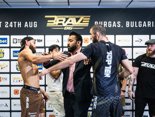 Khamzat Maaev slaps Antonio Bushev ahead of BRAVE CF 86 after being called ''Chimaev of AliExpress''