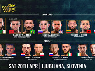 Full Fight Card Announced for BRAVE CF 81 Slovenia on April 20: Top Fighters from 13 Nations represented