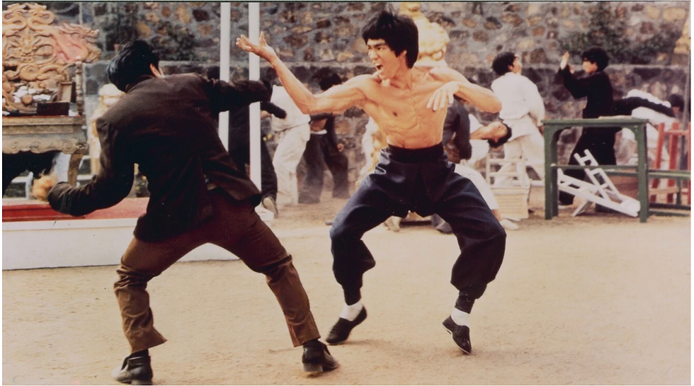 Bruce in Enter the Dragon