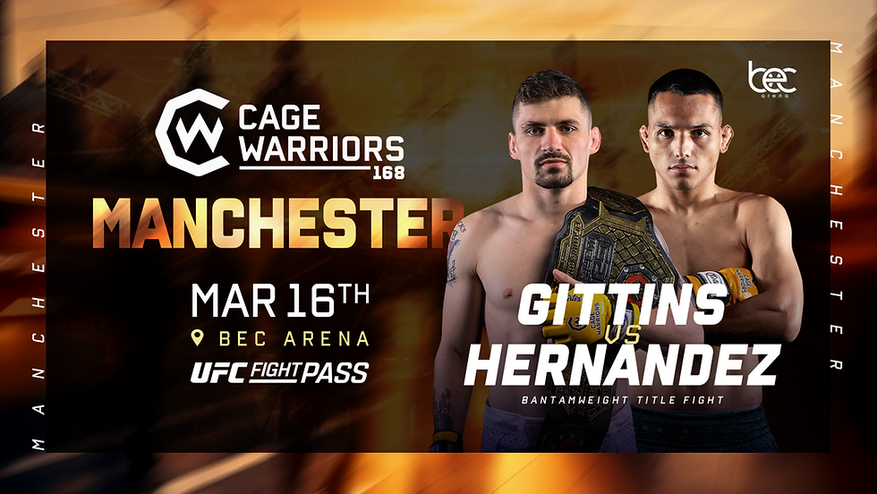 Cage Warriors 168 Gittins vs Hernandez