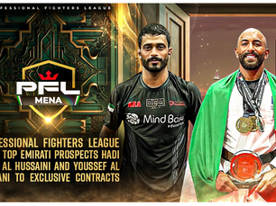PFL Inks Exclusive Deals with Premier Emirati Prospects Hadi Omar Al Hussaini and Youssef Al Housani for PFL MENA