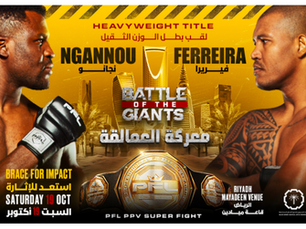 "Battle of the Giants: Brace for Impact" Takes Place at the Mayadeen in Riyadh, Saudi Arabia on Saturday, October 19