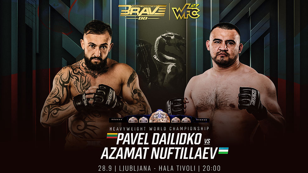 Pavel Dailidko vs Azamat Nuftillaev BRAVE CF 88