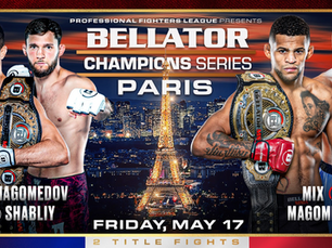 Two World Championship Bouts Headline Bellator Champions Series Paris, on May 17 at Accor Arena 