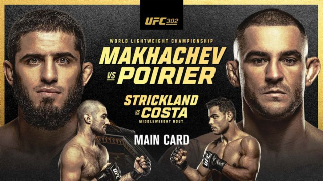 UFC 302 poster