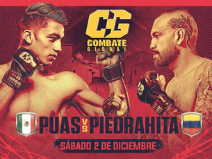 Get Ready for a Thrilling Night as Cristian "Puas" Perez returns to Combate Global on December 2