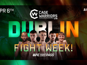 Cage Warriors 170, Dublin: All You Need to Know about Final Card & Broadcast Details 