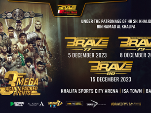 Explosive Finales: BRAVE CF's December 2023 Showdowns Unleash Global MMA Spectacle.