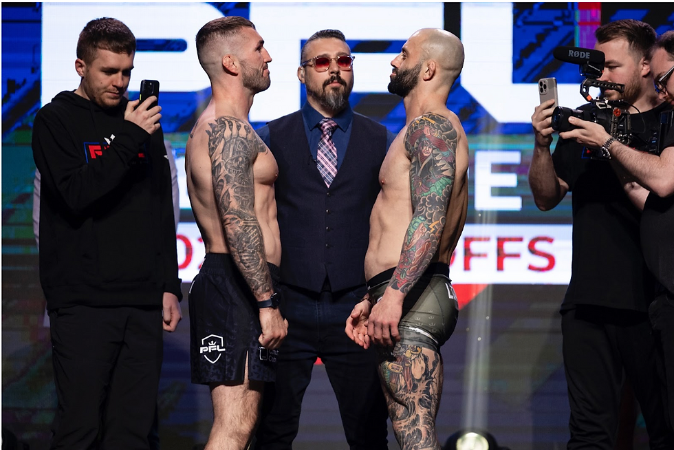 PFL Europe Weigh Ins