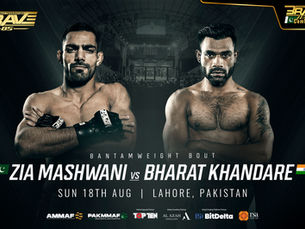 Pioneers Bharat Khandare and Zia Mashwani are set to make history in India vs Pakistan duel at BRAVE CF 85