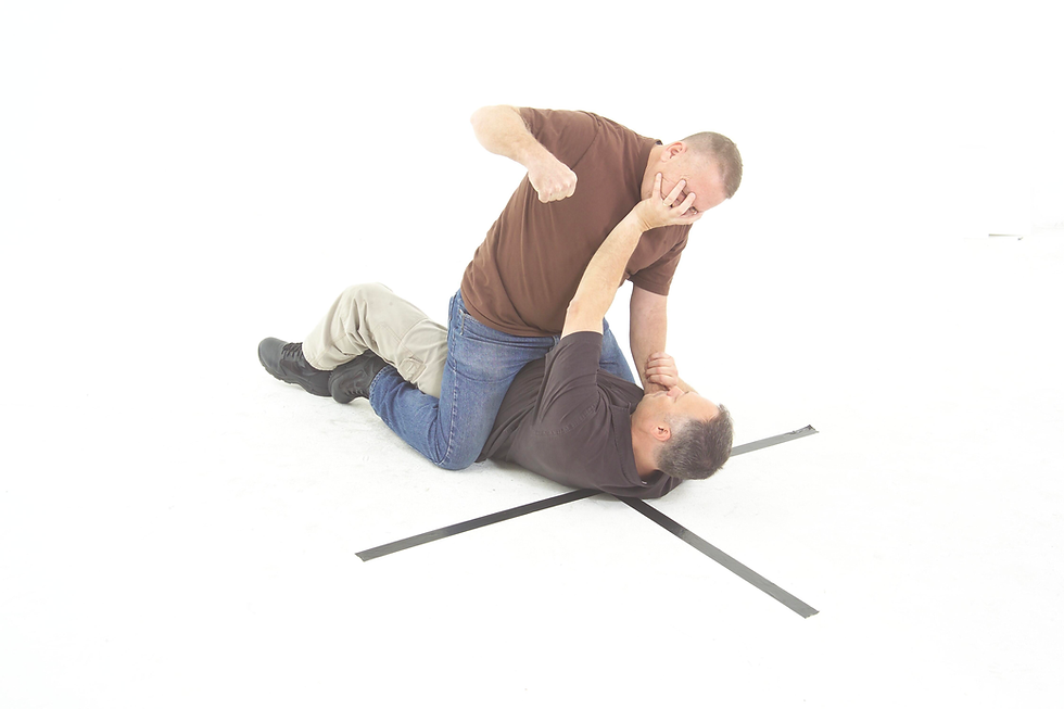 man punching other