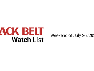 Black Belt Watch List -- Weekend of July 26, Friday, Don't Miss These Movies + UFC 304
