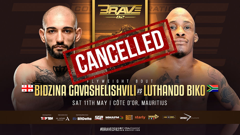 cancelled bout brave cf 82