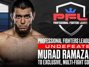 PROFESSIONAL FIGHTERS LEAGUE signs Undefeated Murad Ramazanov to Exclusive, Multi-Fight contract