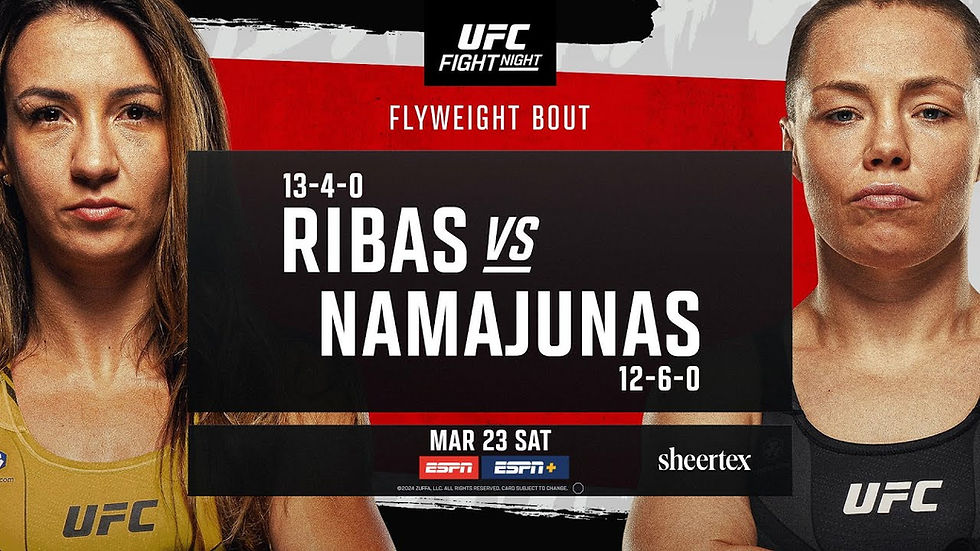 Ribas vs Namajunas