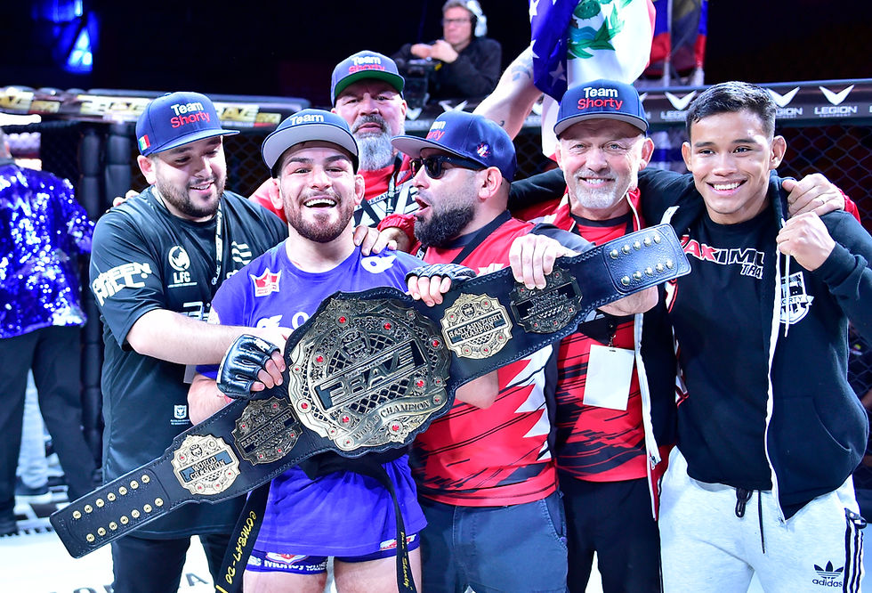 Jose Shorty Torres with BRAVE CF Belt