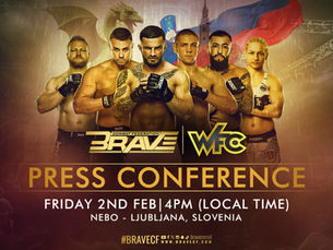BRAVE CF to unveil European plans in star-studded press conference for Slovenia events starting with BRAVE CF 81