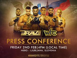 BRAVE CF to unveil European plans in star-studded press conference for Slovenia events starting with BRAVE CF 81