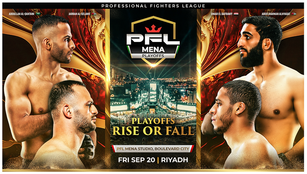 PFL MENA 3 poster
