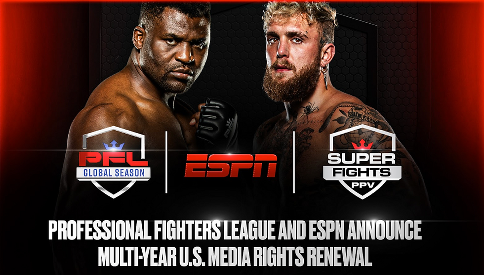 Professional Fighters League and ESPN announce multi-year U.S. Media Rights Renewal