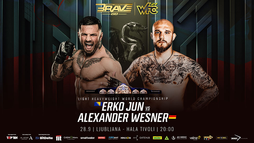 BRAVE CF Slovenia Erko Jun vs Alexander Wesner