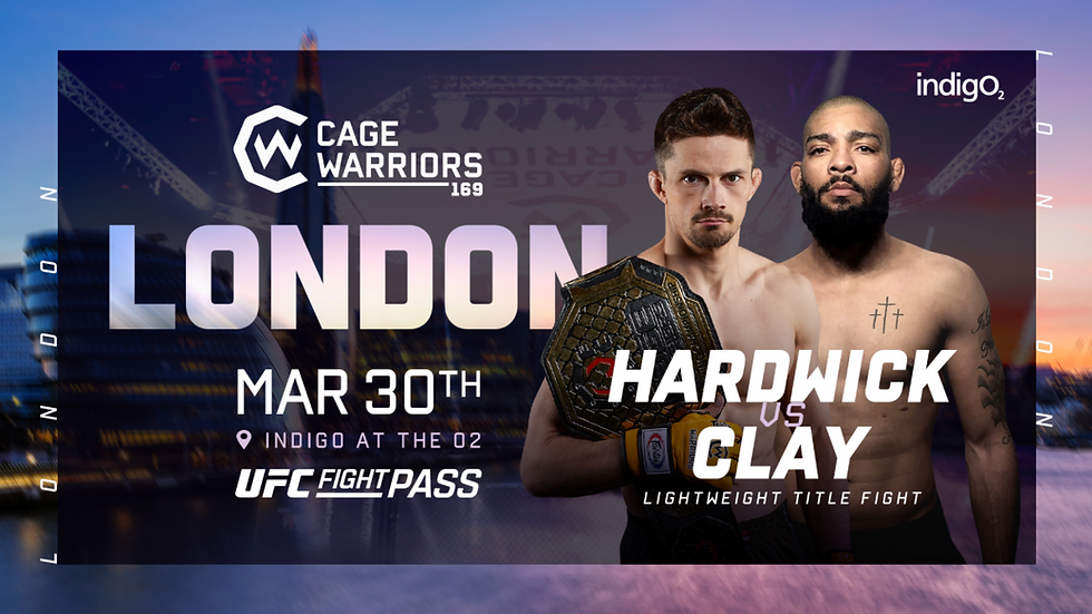 Cage Warriors 169 Main Event Poster