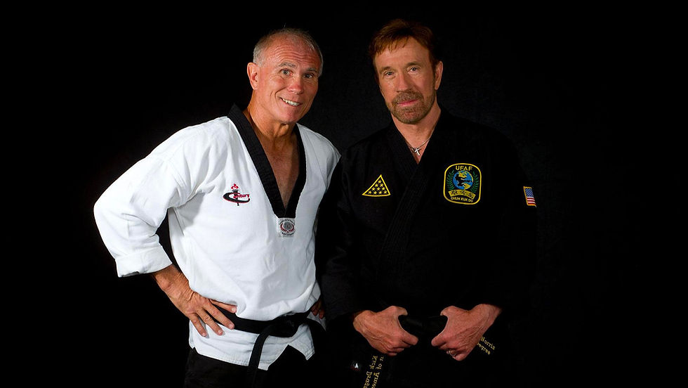 Chuck Norris in action
