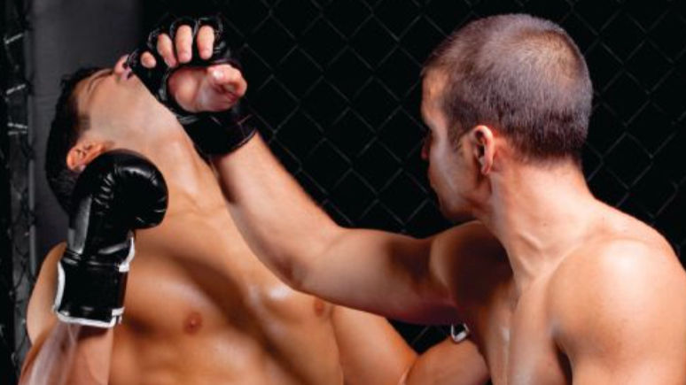 Getting punched in the face