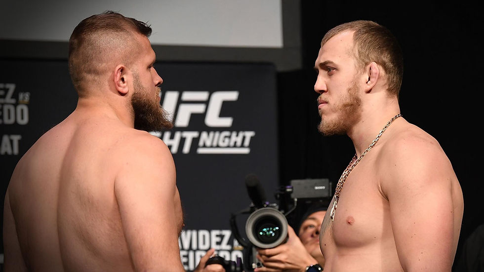 UFC Fight Night: Tybura vs Spivac 2 Face Off