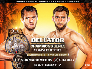 Full Fight Card Announced for Bellator Champions Series, San Diego at Pechanga Arena, on Saturday, September 7