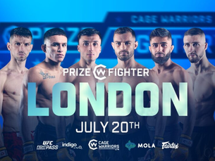 Cage Warriors 174 in London: PrizeFighter Tournament and Top MMA Fights Live on UFC Fight Pass, this Saturday, July 20