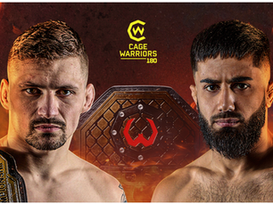 Gittins vs Qadrian Title Bout Set for Cage Warriors 180: London, November 15, 2024