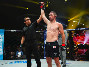 Brendan Loughnane Earns Top Seed in PFL Featherweight Play Offs with Second Round Stoppage at the 2024 PFL Global Season