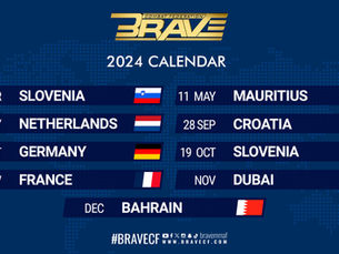 BRAVE CF announces initial global calendar for 2024, including world-record return to Africa 