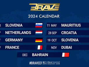 BRAVE CF announces initial global calendar for 2024, including world-record return to Africa