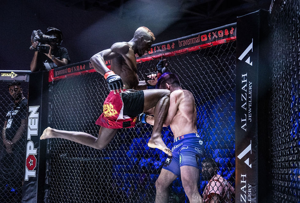Nkosi Ndebele Knees to Jose Torres