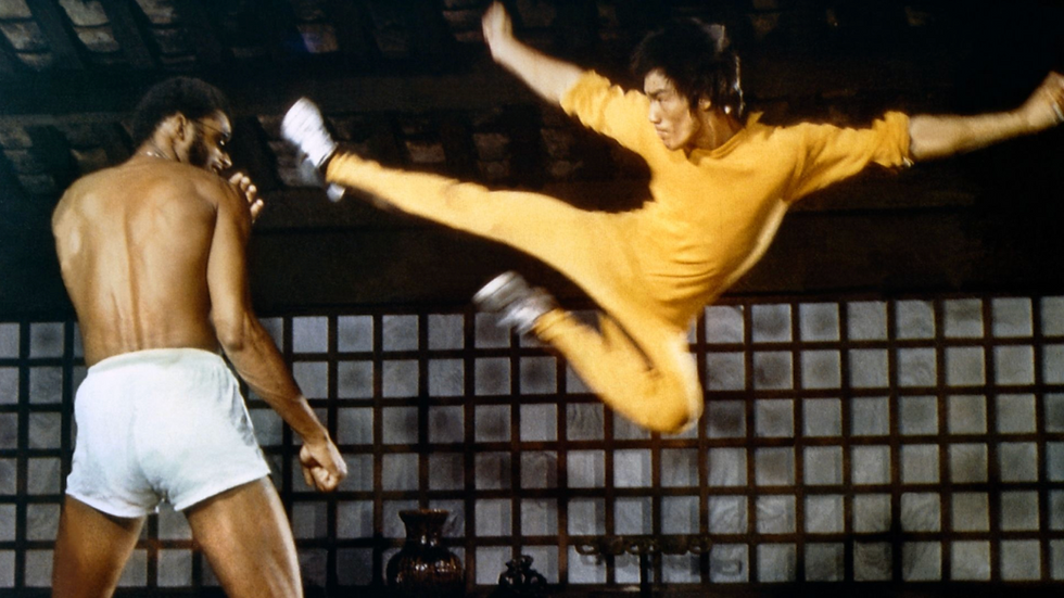 Bruce Lee & Abdul Jabber in Game of Death